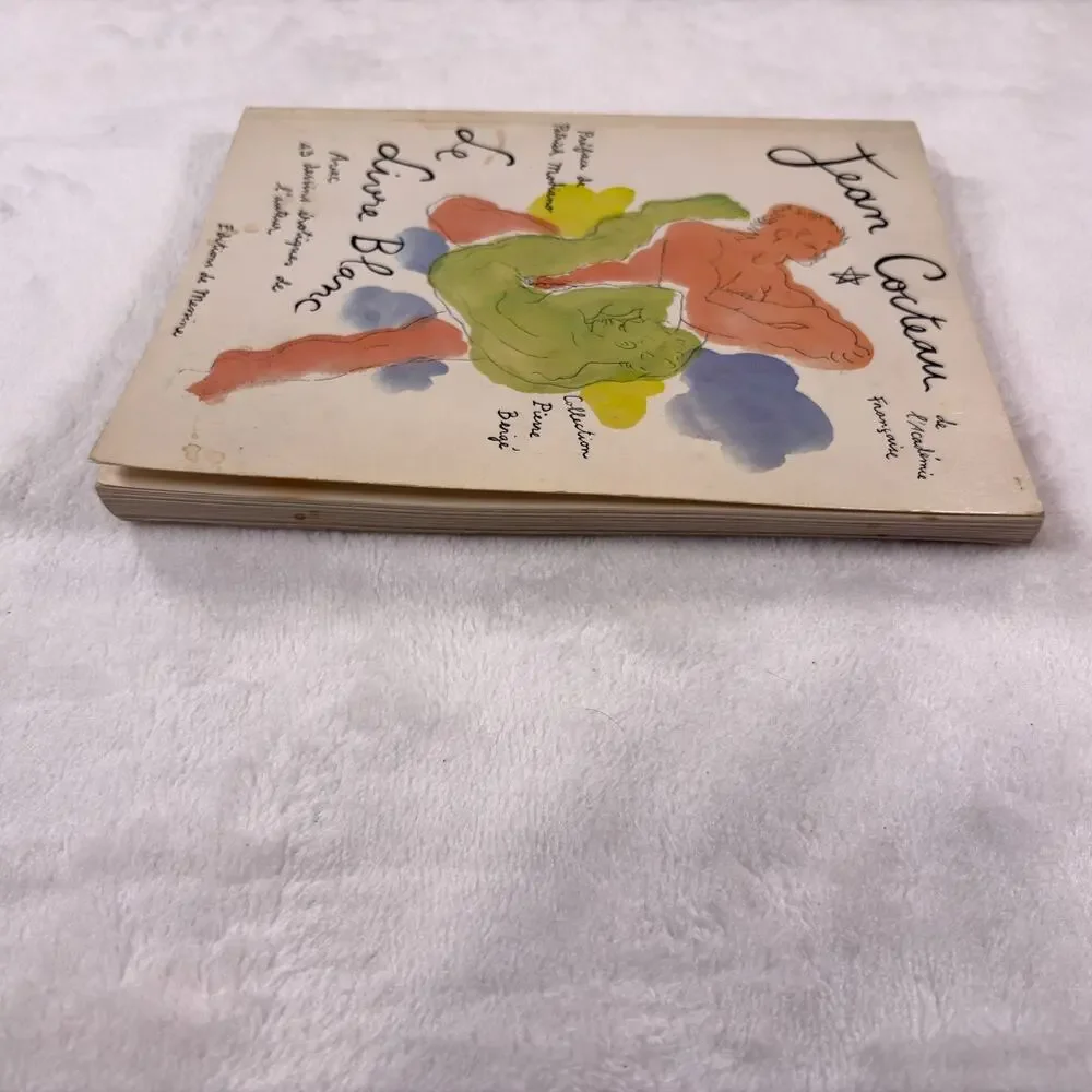 Jean Cocteau Le Livre Blanc 43 Erotic Drawings French Messine Used Rare!